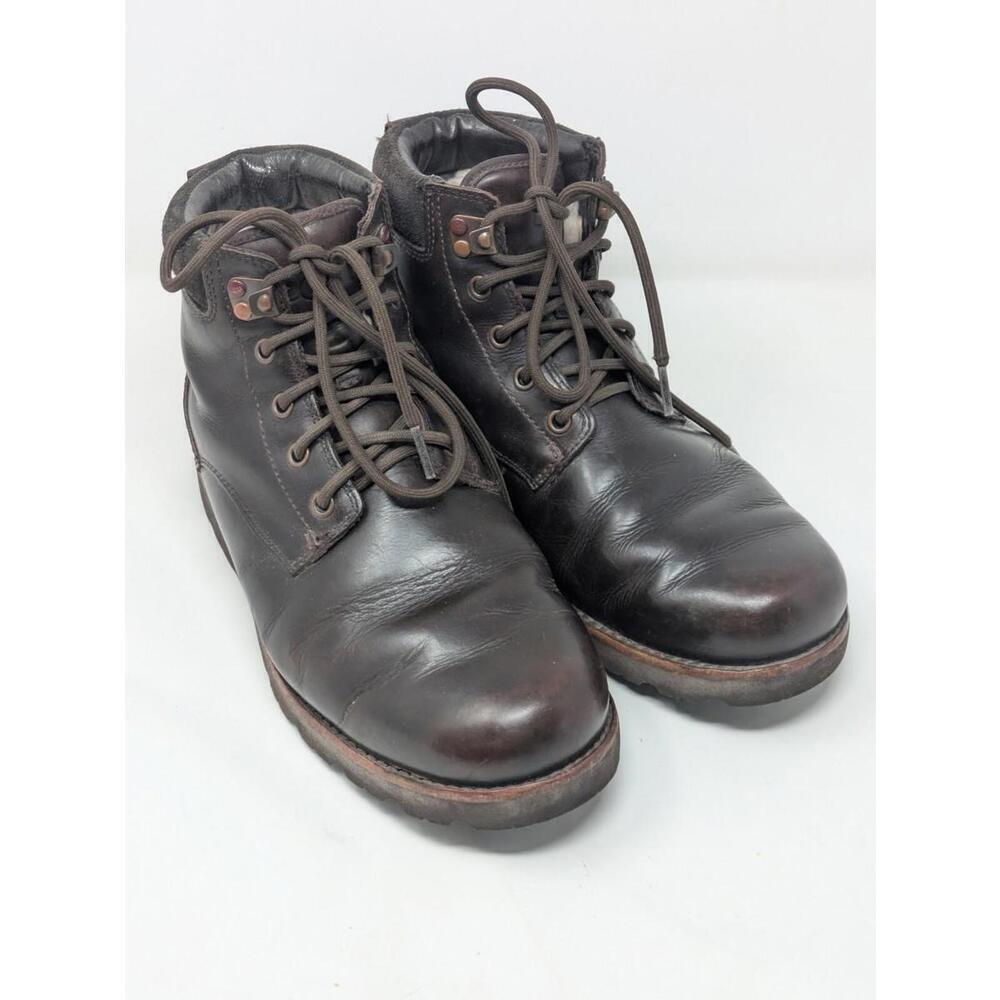 UGG Seton TL Ankle Boots Men's Brown Leather Insulated Lace-up - US 8